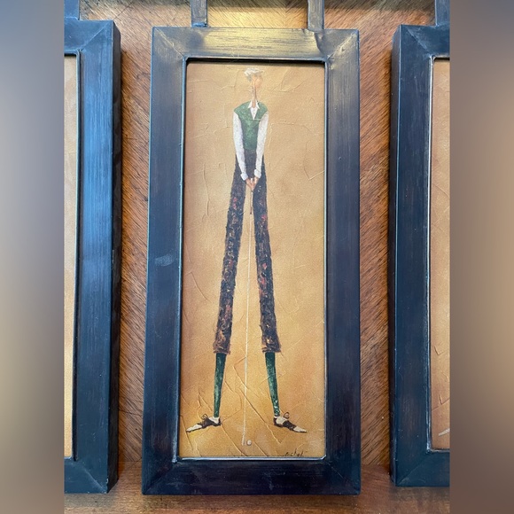 Vintage Bombay Company Golf Collage Wall Art - Picture 3 of 8